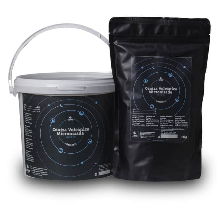 Ceniza volcánica de Lurpe. Formato: 1 y 3 kg