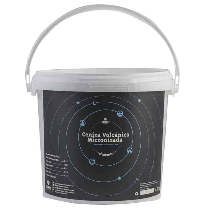 Ceniza volcánica de Lurpe. Formato: 3kg