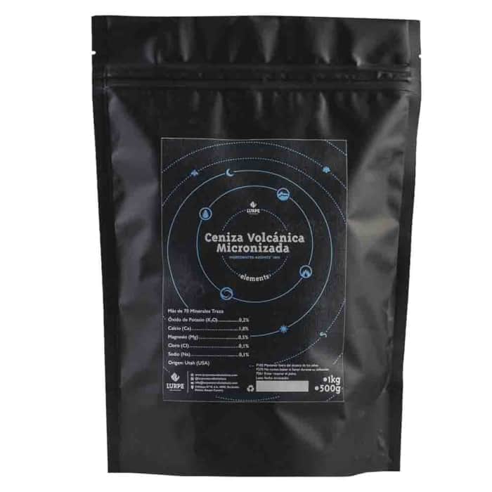Ceniza volcánica de Lurpe. Formato: 1kg