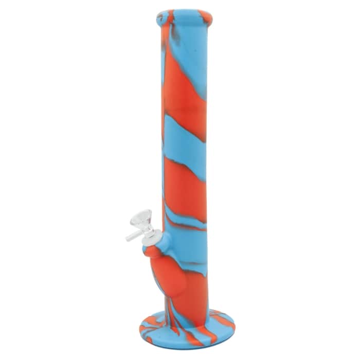BONG SILICONA PARA AGUA 36CM psicodelico.