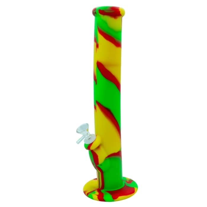 BONG SILICONA PARA AGUA 36CM psicodelico.