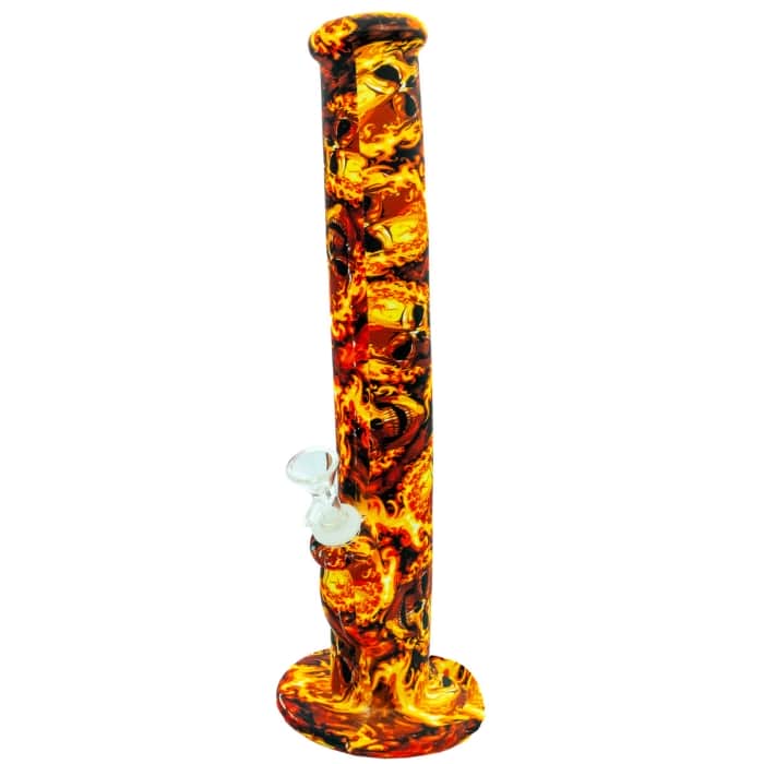 BONG SILICONA PARA AGUA 36CM dibujo.