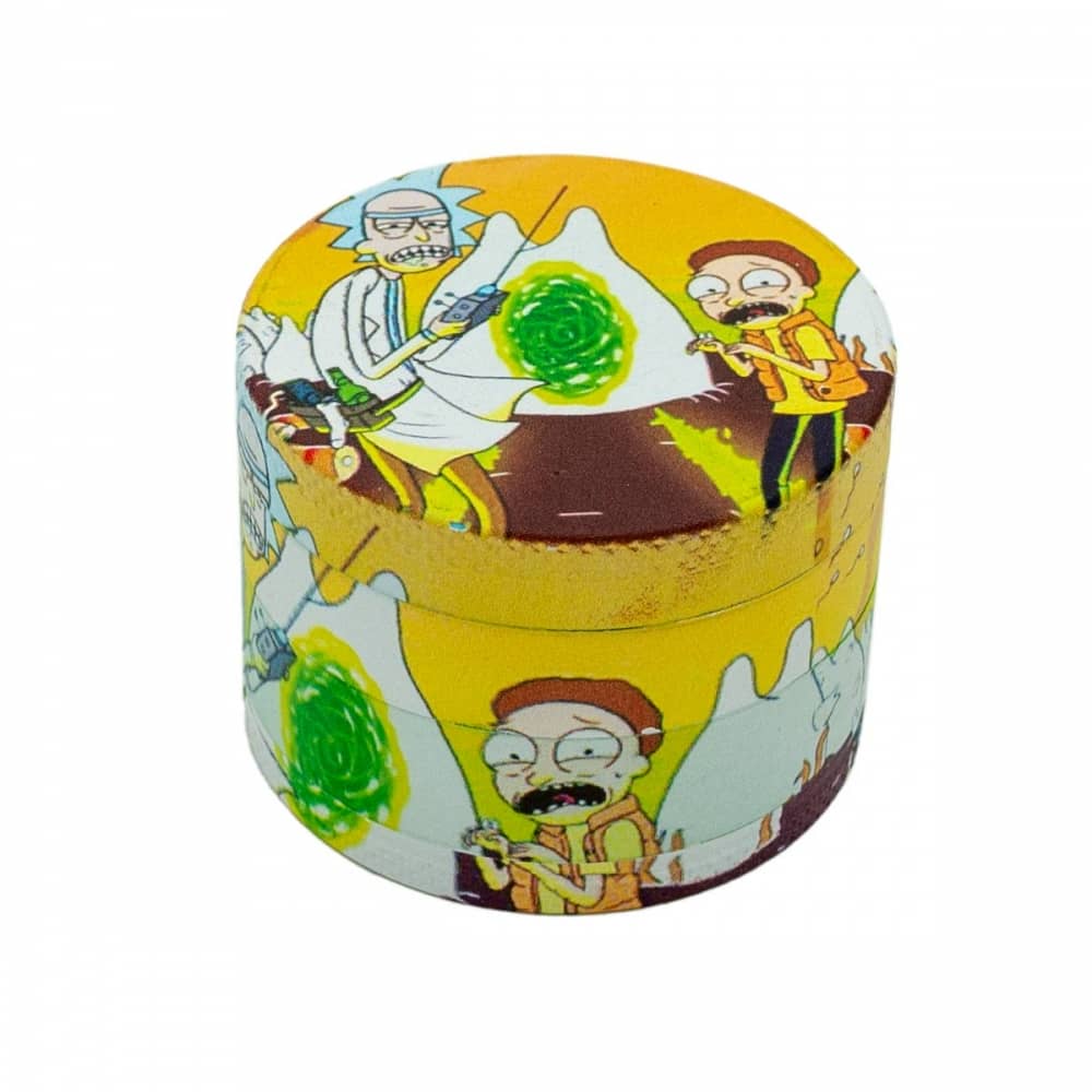 GRINDER RICK Y MORTY 4 PARTES 50MM Modelo A cerrado.