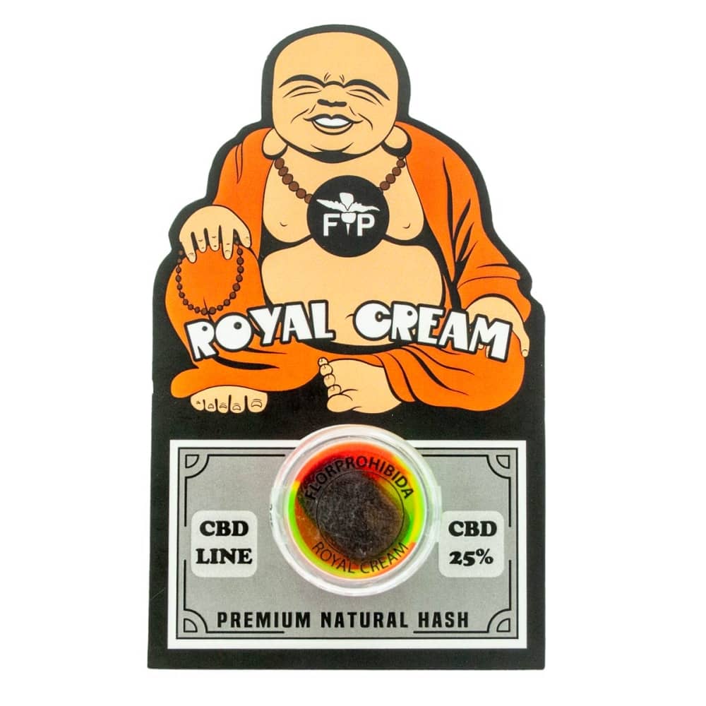 Hash CBD Royal Cream FP. Envase hermético de 2 gramos