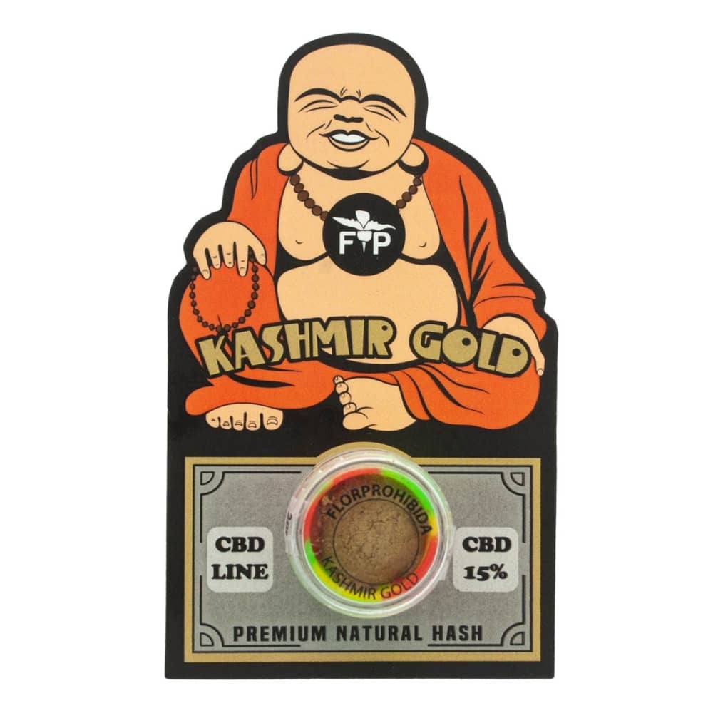Hash CBD Kashmir GOLD FP envase de 2 gramos