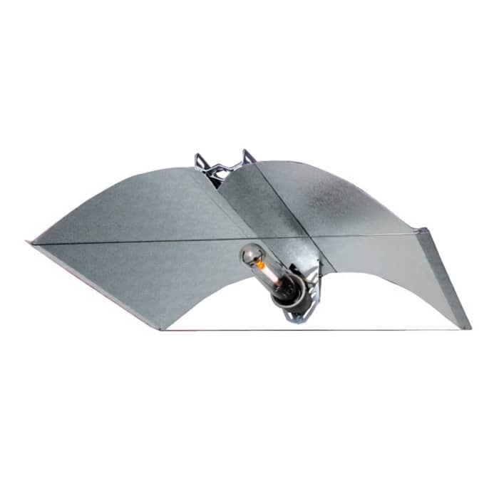 REFLECTOR AZERWING MEDIUM VEGA GREEN 95% abierto con alas.
