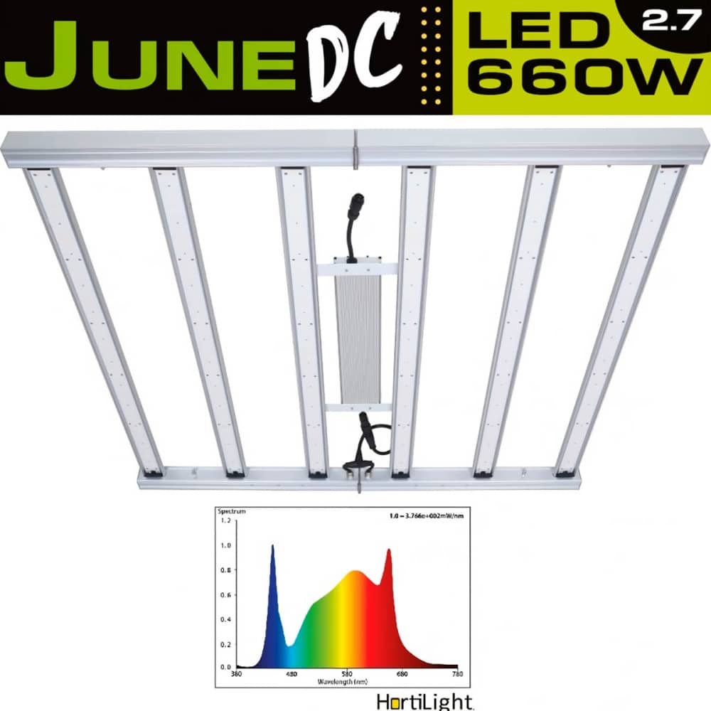 LED JUNE DC (6 BARRAS) HORTILIGHT