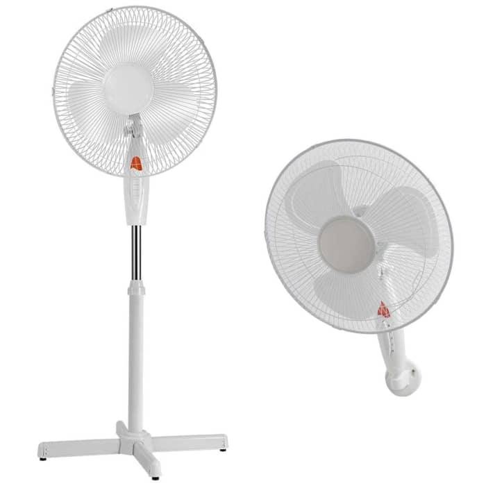 Ventilador económico spiderlux 2 en 1. Para montar o en la pared o en suelo.