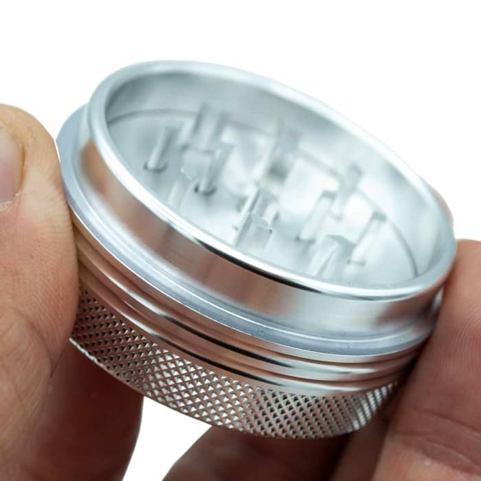 Grinder con el botón sin pulsar