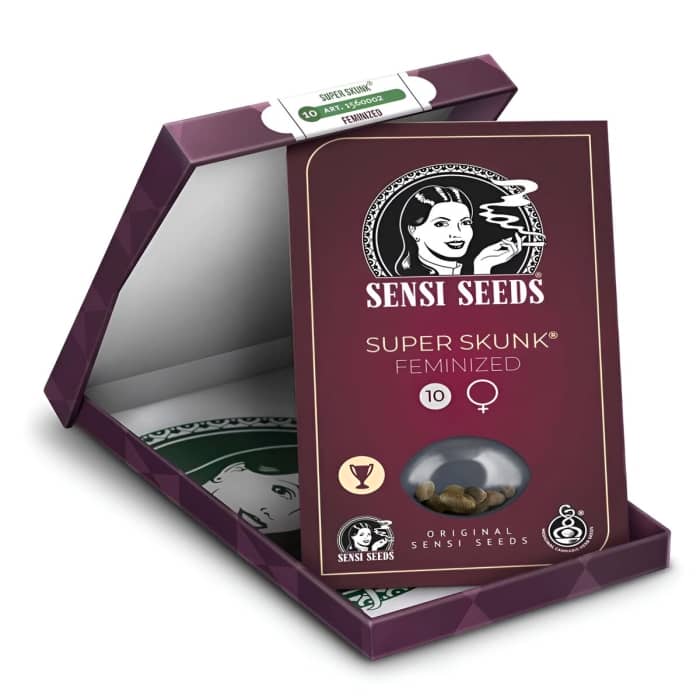 Paquete de semillas Super SKunk de Sensi seeds