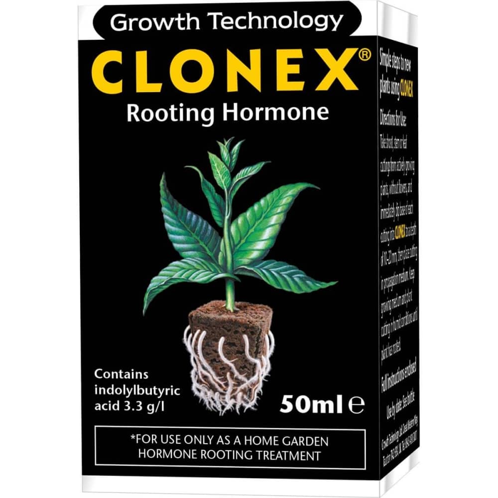 Clonex de Growth Tecnology - Hormonas enraizantes para marihuana caja.