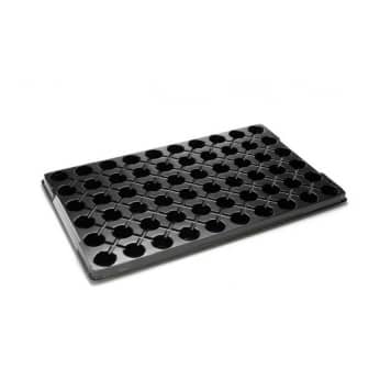 BANDEJA PLASTICO VACIA 33MM JIFFY 60 alveolos.