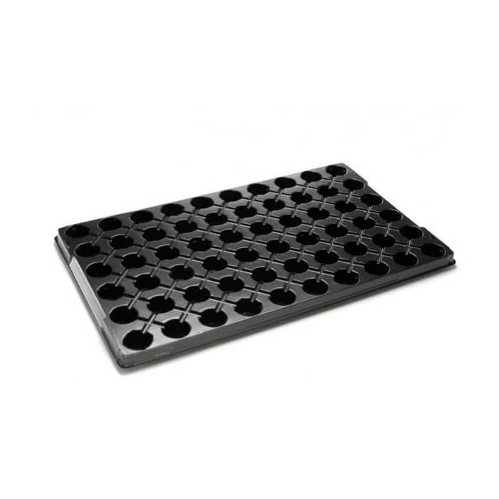 BANDEJA PLASTICO VACIA 33MM JIFFY 60 alveolos.