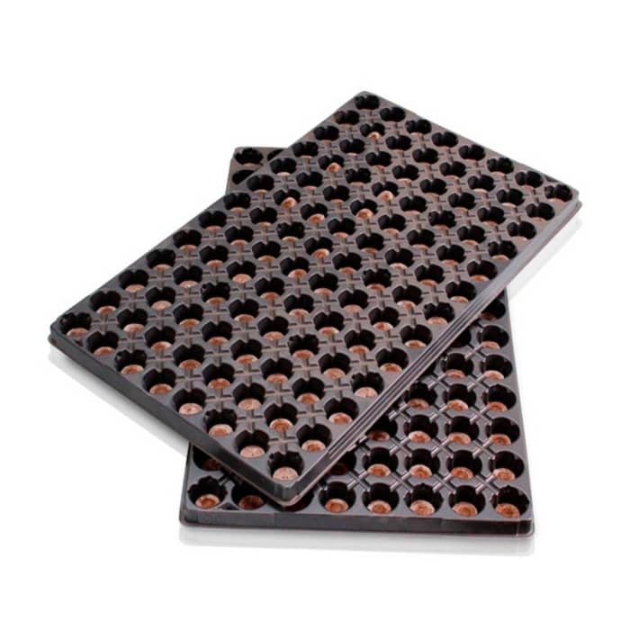 BANDEJA JIFFY PLASTICO 22MM 104 ALVEOLOS