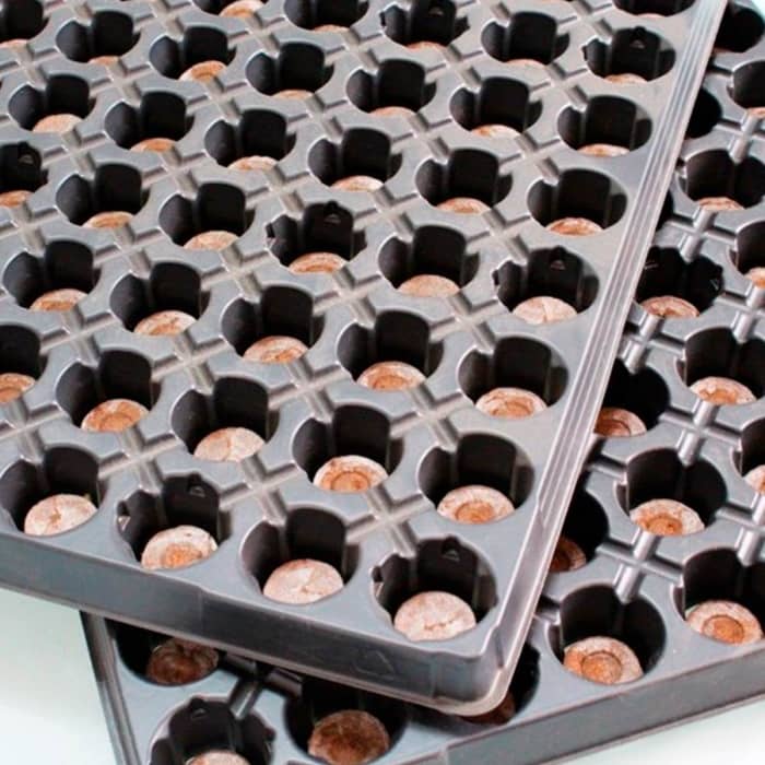 BANDEJA JIFFY PLASTICO 22MM 104 ALVEOLOS