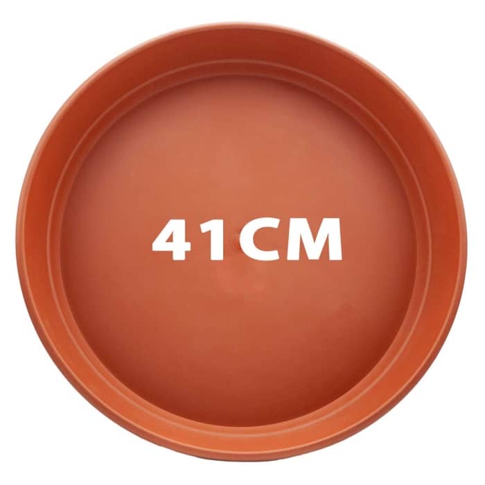 Plato para macetas redondo 41CM marrón