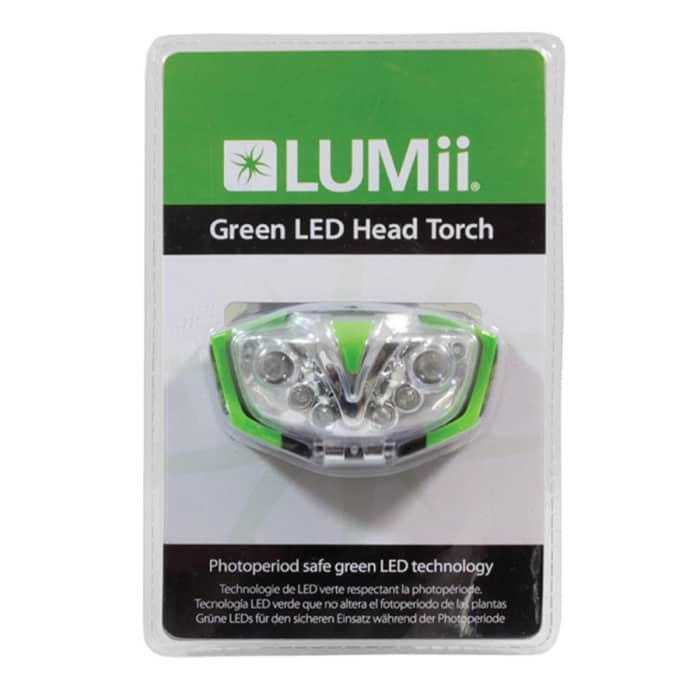 LINTERNA LED PARA LA CABEZA DE LUZ VERDE