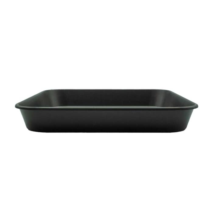 Altura del Plato cuadrado negro de 29x29 CM