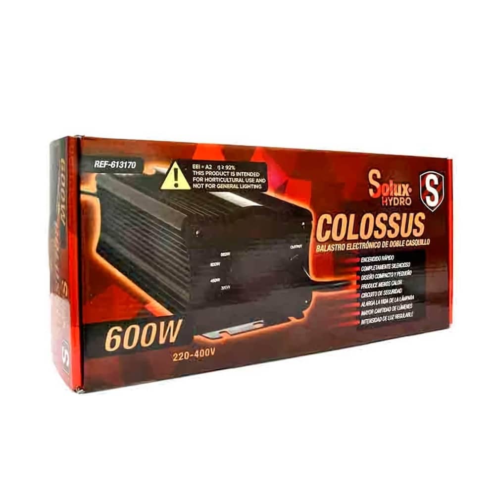 BALASTRO COLOSSUS SOLUX DIGITAL 600W 220/400 V D.E.