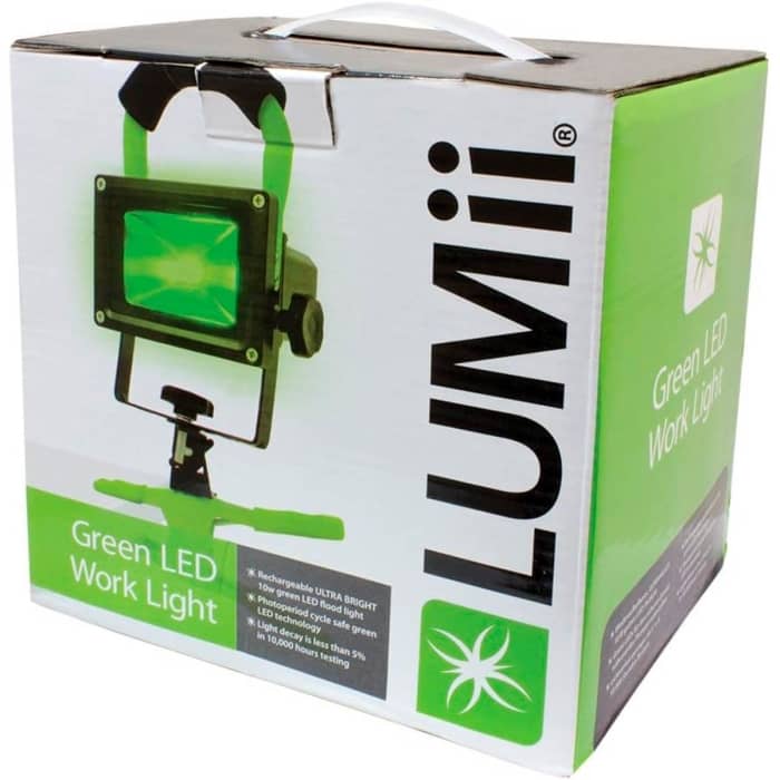 LUMII LUZ DE TRABAJO LED VERDE Caja.