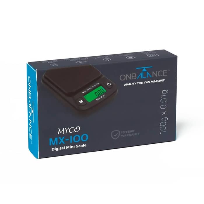 BASCULA MYCO MX100 (0,01-100G) (On Balance) caja.