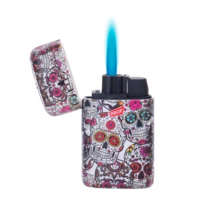 MECHERO JET FLAME SKULLS