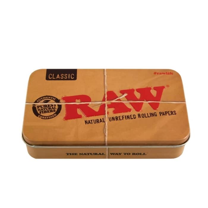 CAJA METAL RAW XL cerrada.