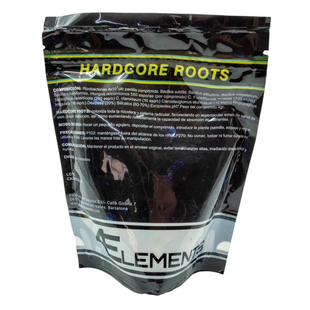 HARCORE ROOTS (50 UDS) (4Elements) trasera.