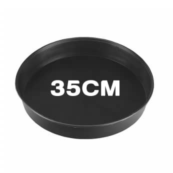 PLATO REDONDO 35CM NEGRO
