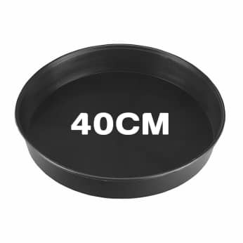 PLATO REDONDO 40CM NEGRO