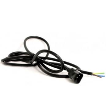 Cable de 1,5 m con clavija IEC macho.