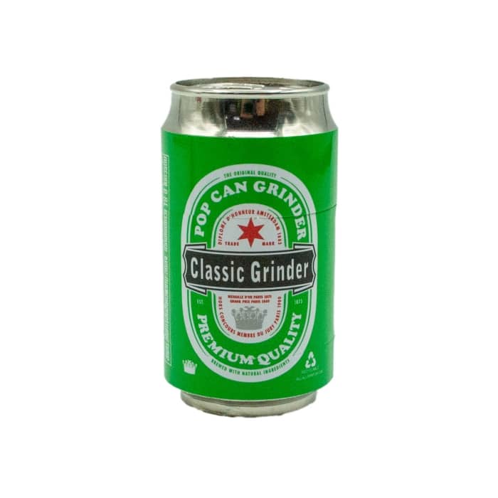 Grinder lata cerveza con polinizador