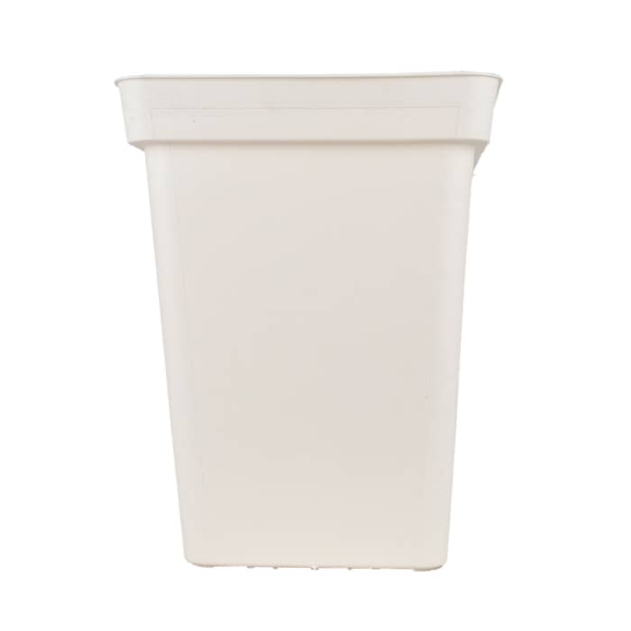 MACETA CUADRADA BLANCA 5,8L PLÁSTICO