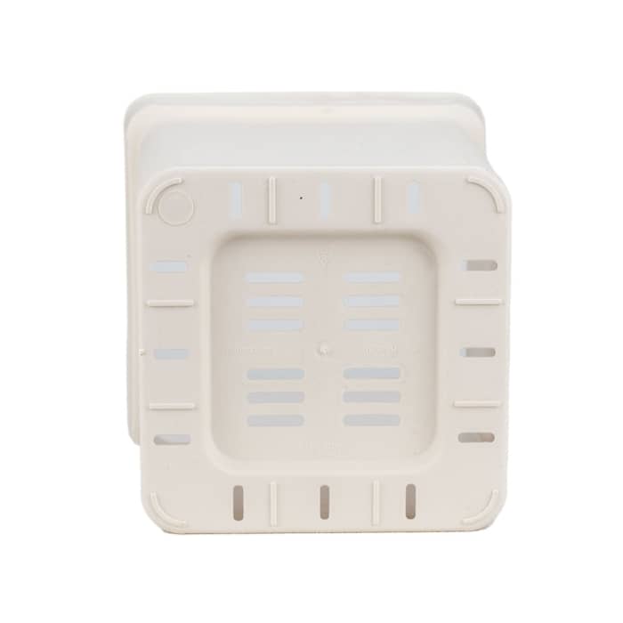 MACETA CUADRADA BLANCA 5,8L PLÁSTICO base.