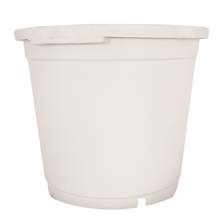 MACETA REDONDA BLANCA SIN ASAS 65L