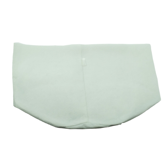 MACETA DE TELA TEX POT AGRO BLANCA 7L plegada.