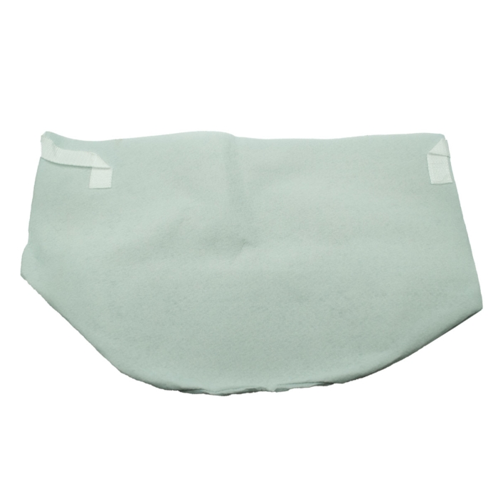 MACETA DE TELA TEX POT AGRO BLANCA 50L plegada asas.