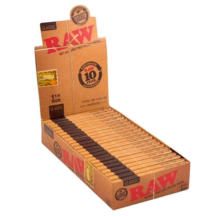 LIBRILLO PAPEL RAW 1/4 caja 24 unidades