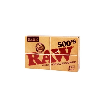 Papel de fumar RAW 500. 100% natural.