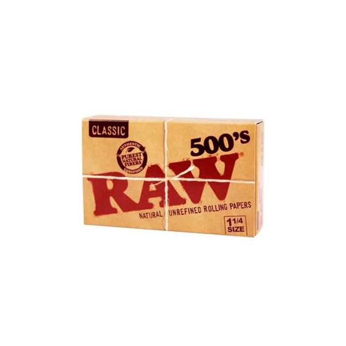 Papel de fumar RAW 500. 100% natural.