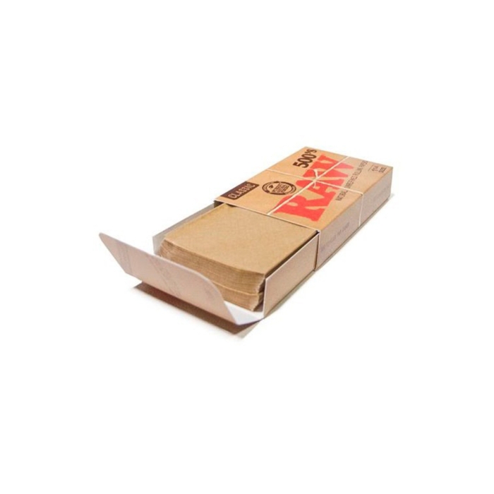 Papel de fumar RAW 500. 100% natural.