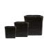 MACETA DE TELA CUADRADA NEGRA ROOT TEX