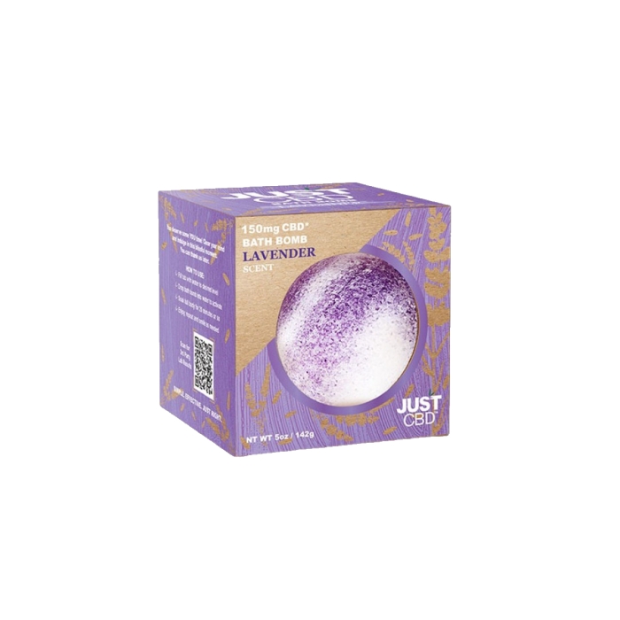 Bomba de baño de CBD. Aroma: Lavanda