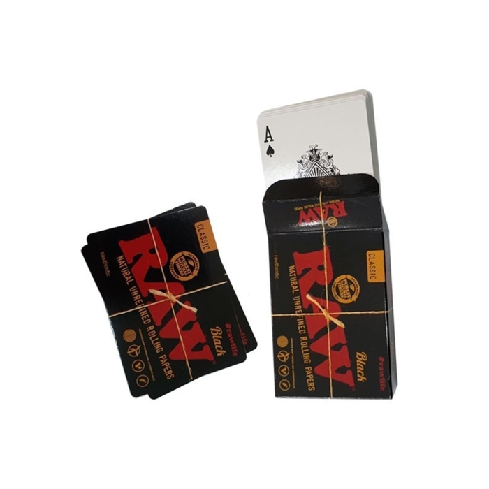 RAW BARAJA CARTAS NEGRAS