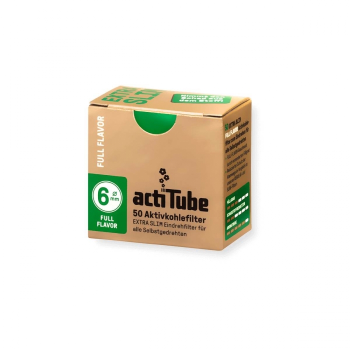 Filtros Actitube Extra Slim -  Caja de 10 Unidades