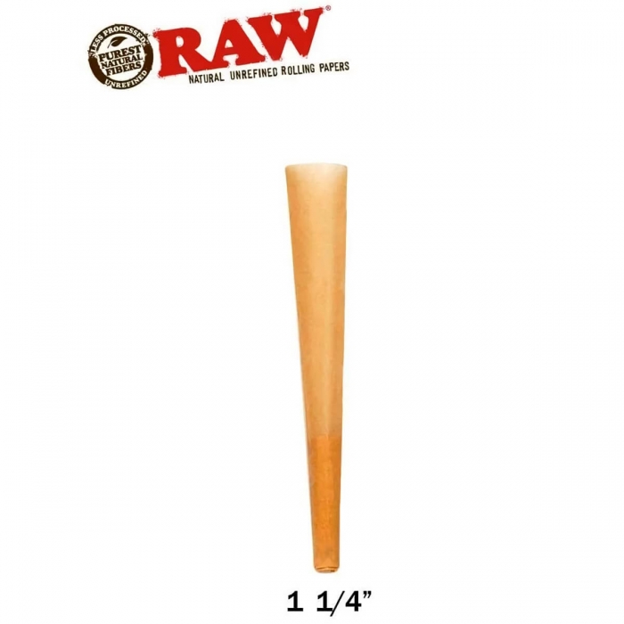 CONES RAW SMALL 1 1/4 SIZE 6 PCS