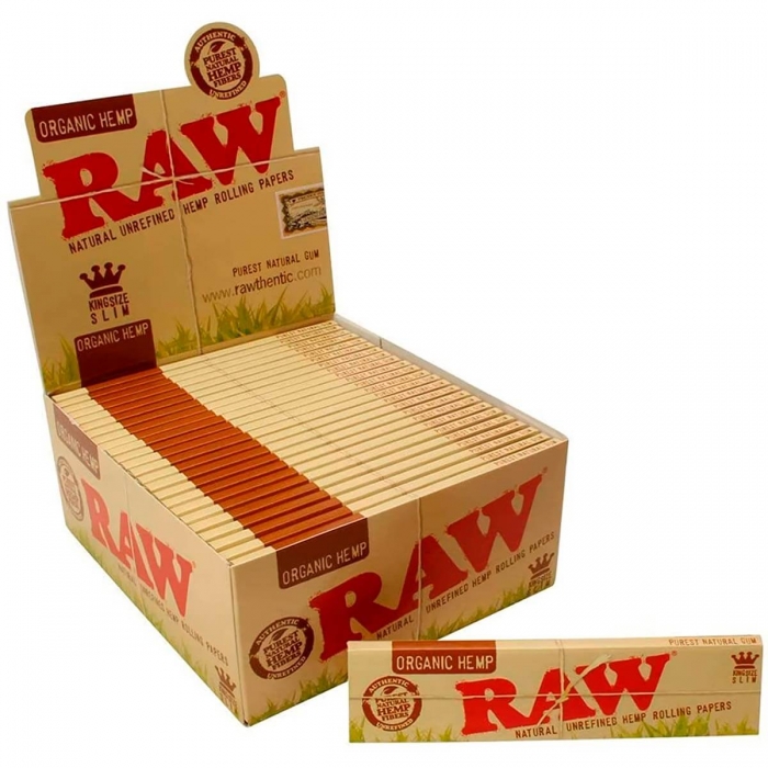 PAPEL RAW ORGANICO KING SIZE caja