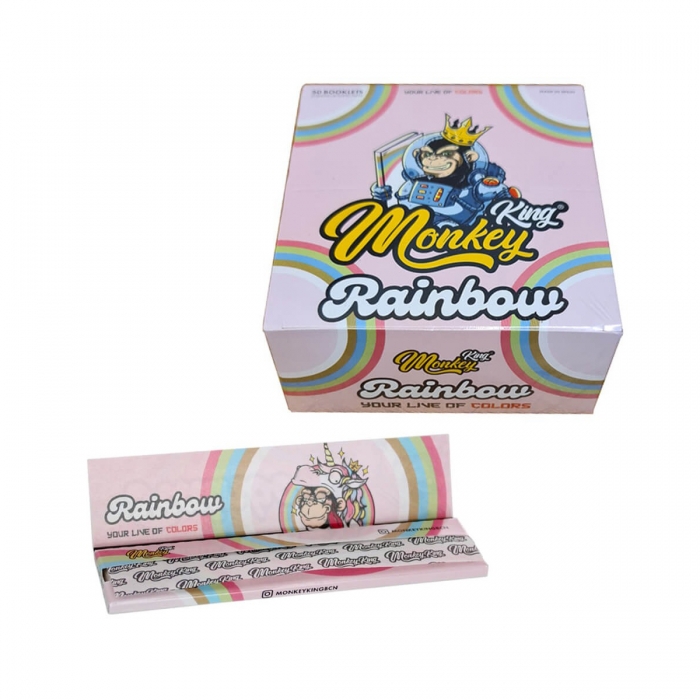 Papel King Size Rainbow 50 unidades y 1 unidad