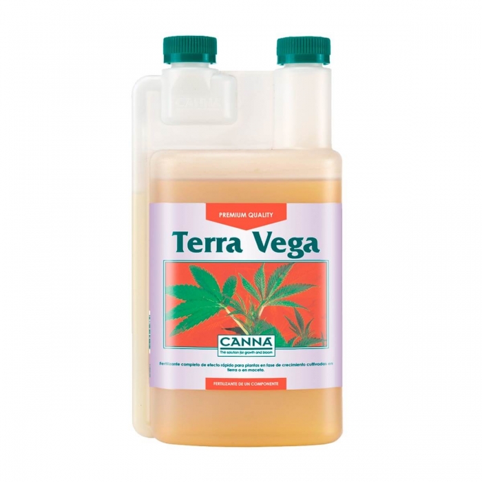TERRA VEGA de Canna | Fertilizante para la fase de crecimiento en formatos de 1L, 5L, 10L y 20L.