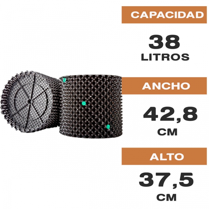 MACETA REDONDA AIR POT KIT 38L